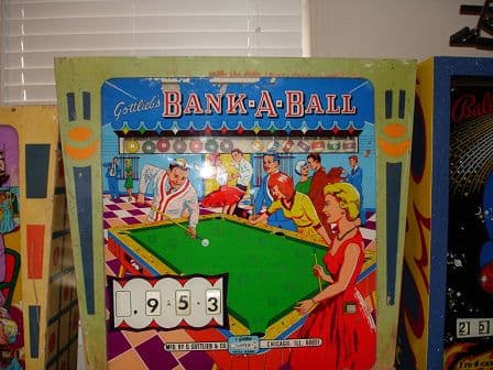 Bank-A-Ball backglass
