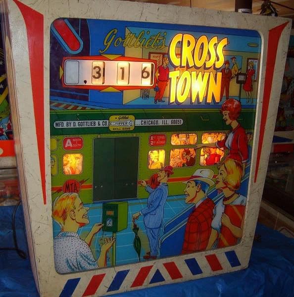 Cross Town backglass