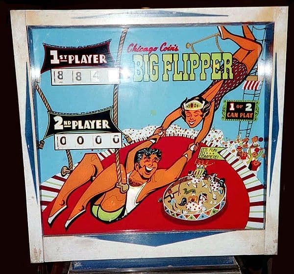 Big Flipper backglass