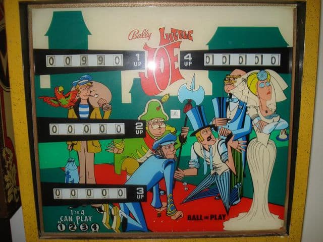 Little Joe backglass