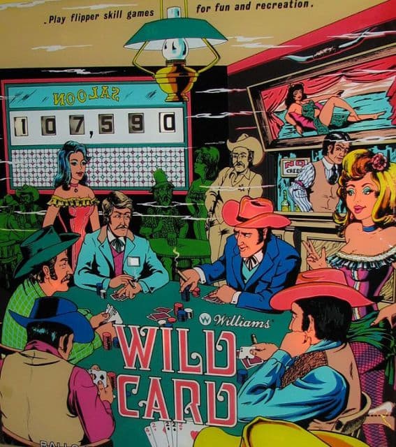Wild Card backglass