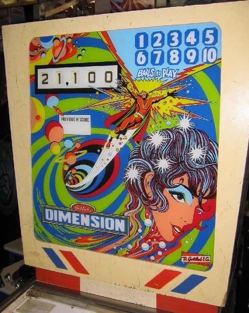 Dimension backglass