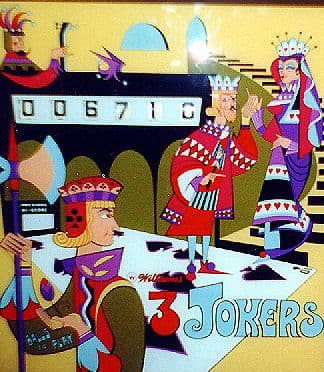 3 Jokers backglass