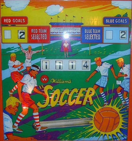 Soccer backglass