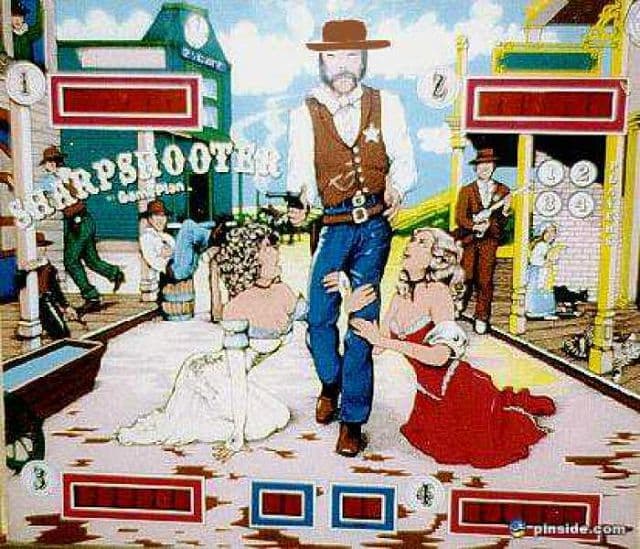 Sharpshooter backglass