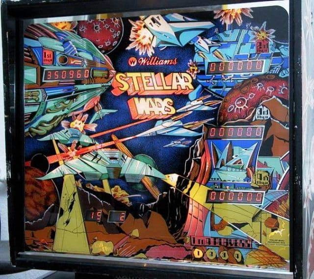 Stellar Wars backglass