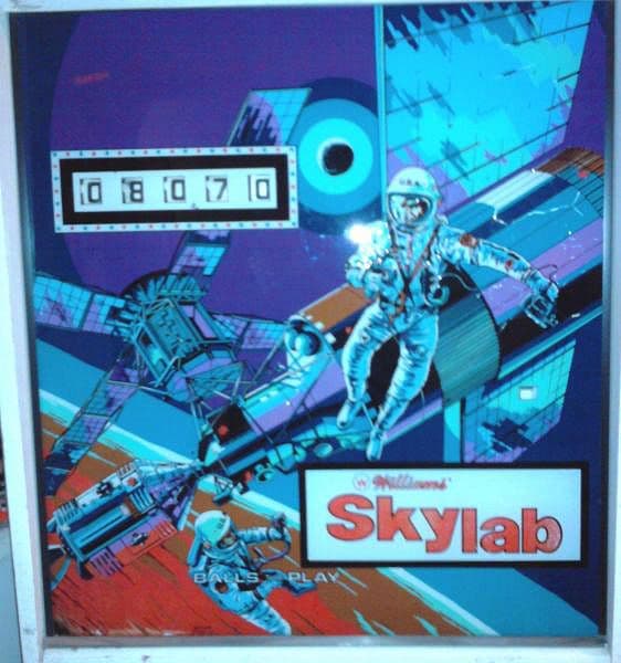 Skylab backglass