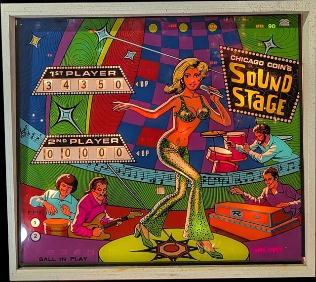 Sound Stage backglass