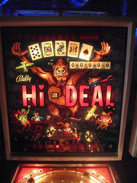 Hi-Deal backglass