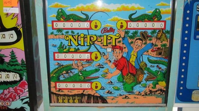 Nip-It backglass