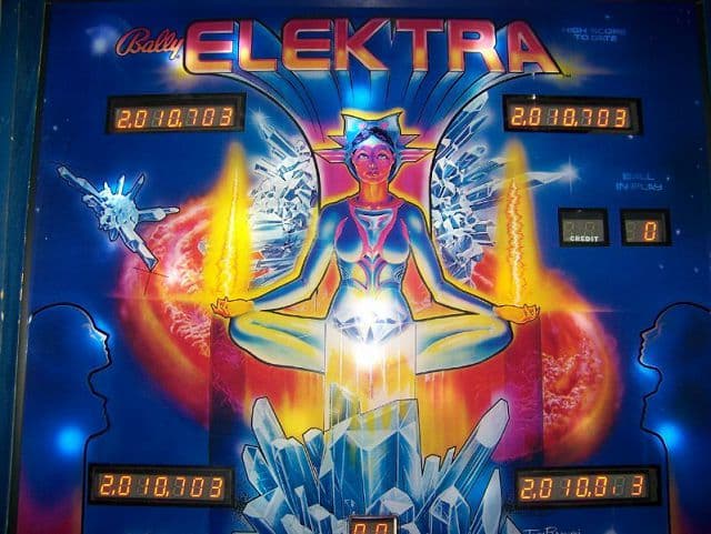 Elektra backglass