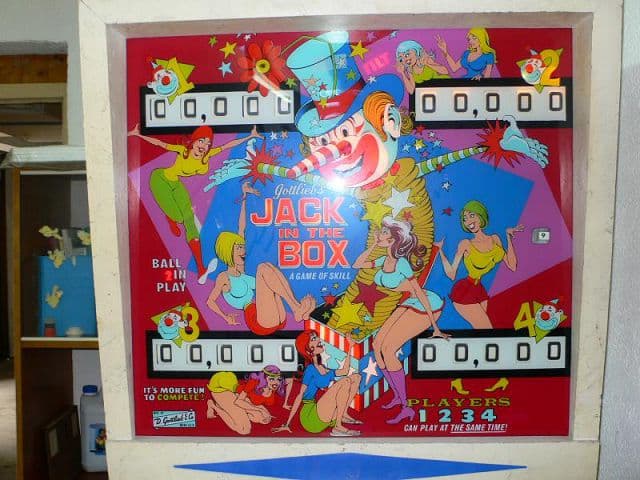 Jack In The Box backglass