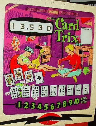 Card Trix backglass
