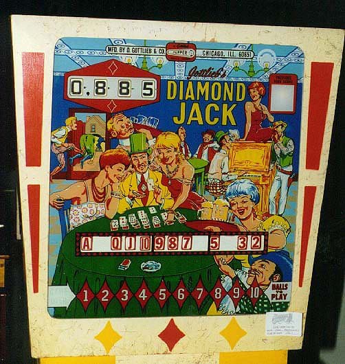Diamond Jack backglass