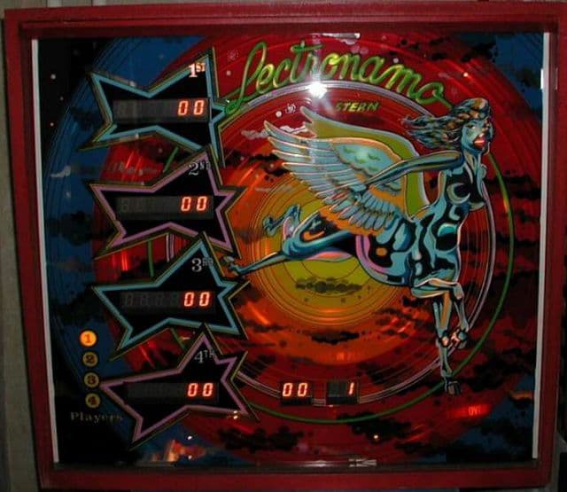 Lectronamo backglass