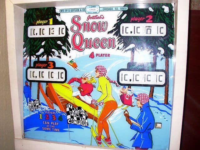 Snow Queen backglass