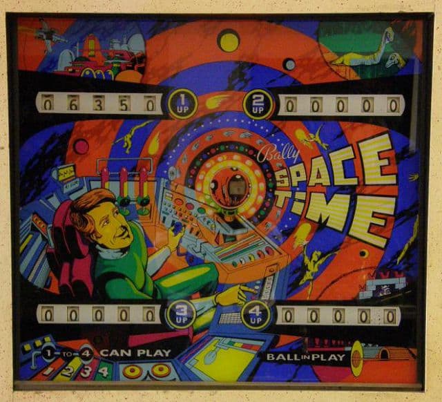 Space Time backglass