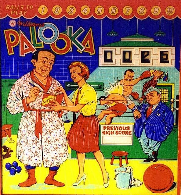 Palooka backglass