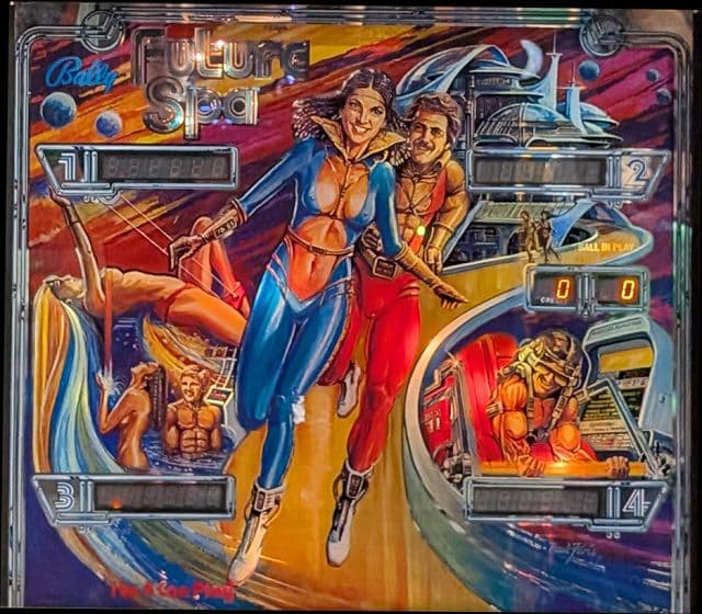 Future Spa backglass