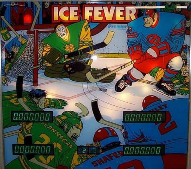 Ice Fever backglass