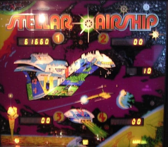 Stellar Airship backglass