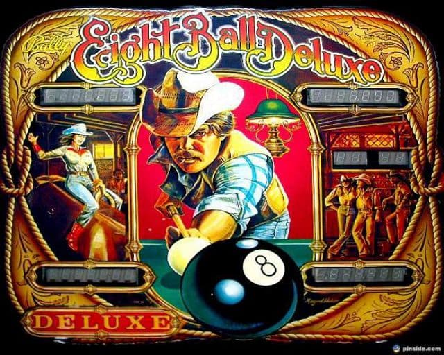 Eight Ball Deluxe backglass