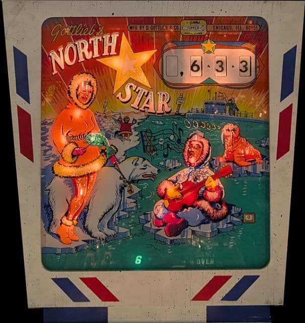 North Star backglass