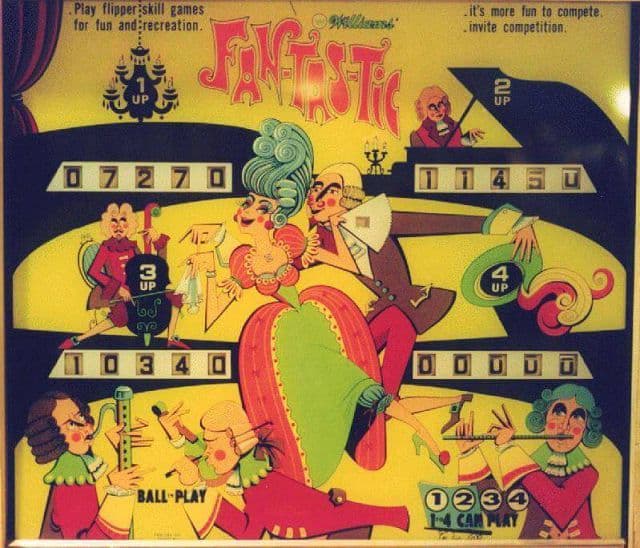 Fan-Tas-Tic backglass