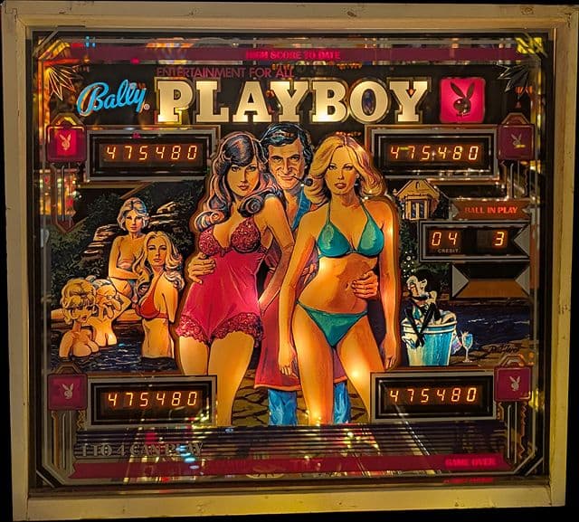 Playboy backglass