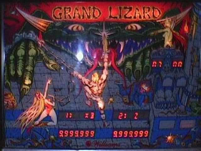Grand Lizard backglass