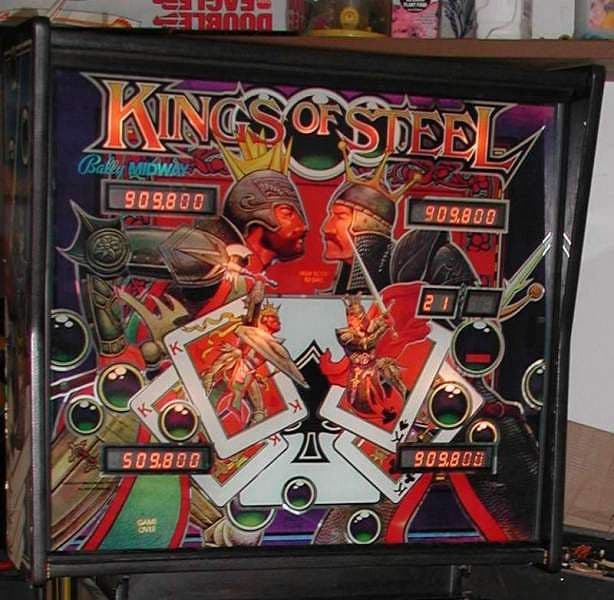 Kings of Steel backglass