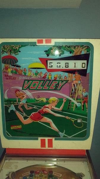 Volley backglass