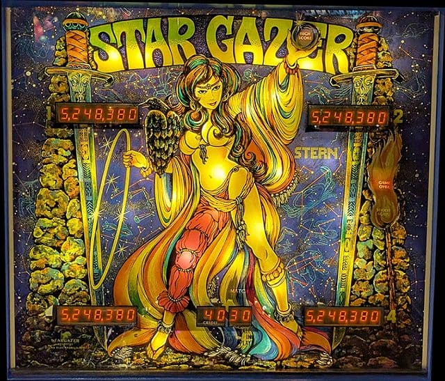 Star Gazer backglass