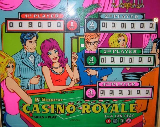 Casino Royale backglass