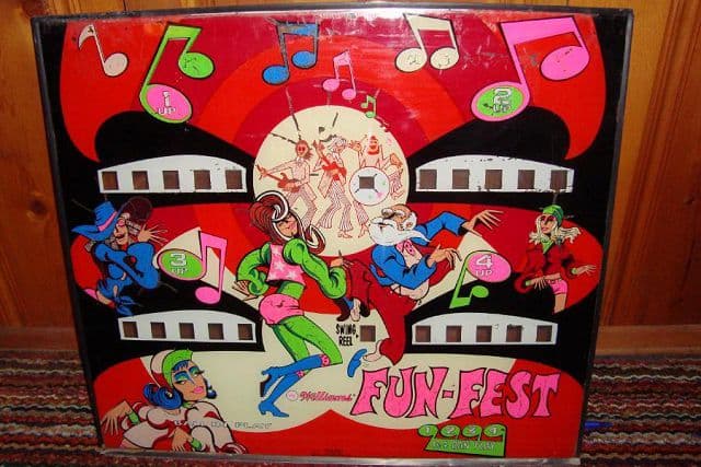 Fun-Fest backglass