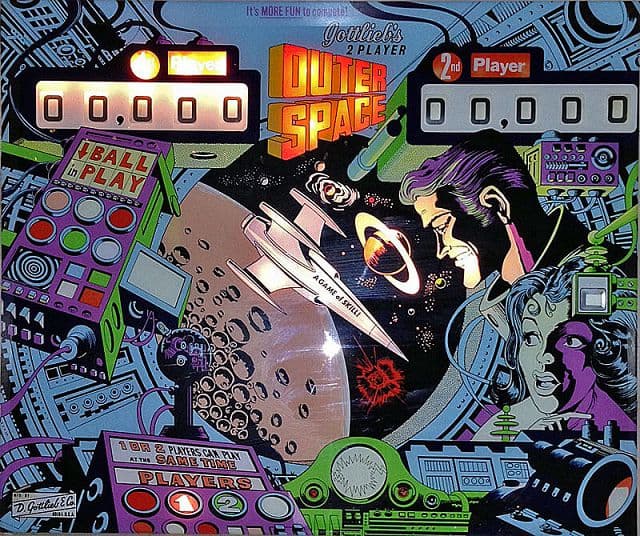 Outer Space backglass