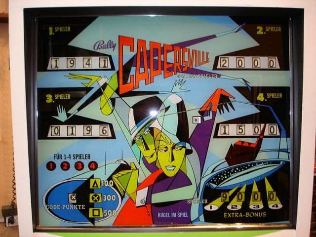 Capersville backglass