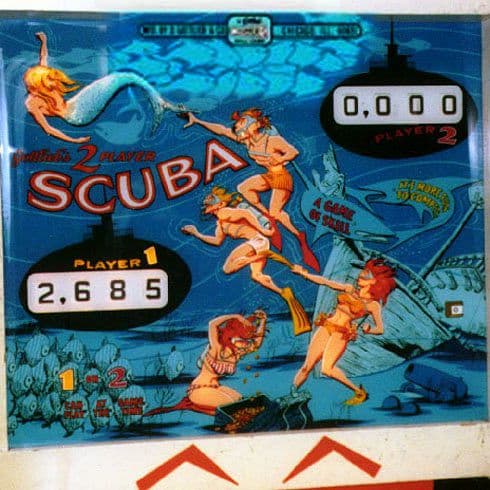 Scuba backglass