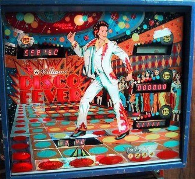 Disco Fever backglass