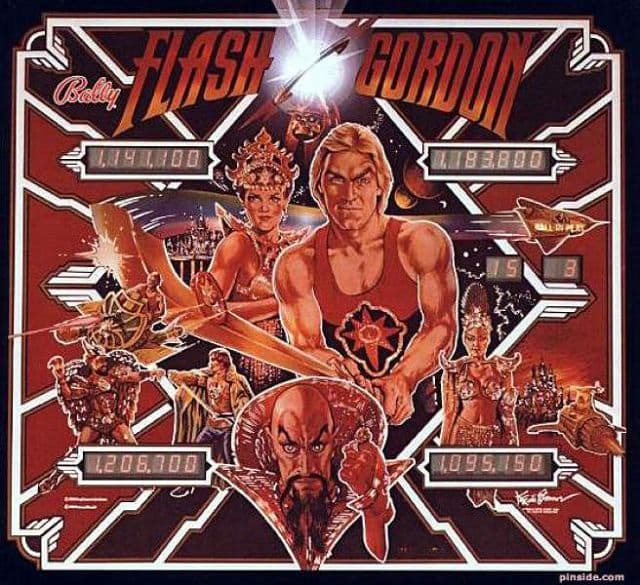 Flash Gordon backglass