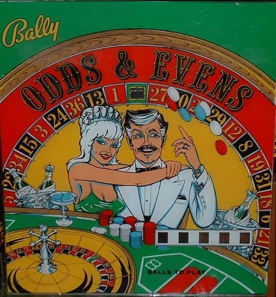 Odds & Evens backglass