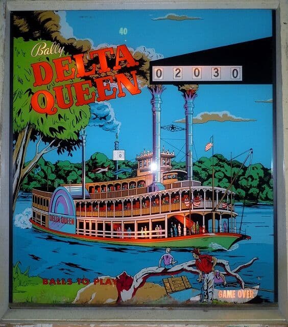 Delta Queen backglass