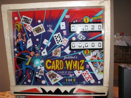 Card Whiz backglass