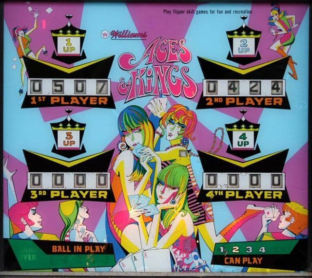 Aces & Kings backglass