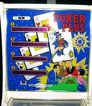 Poker Plus backglass
