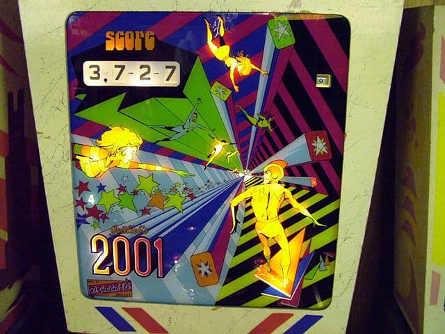 2001 backglass
